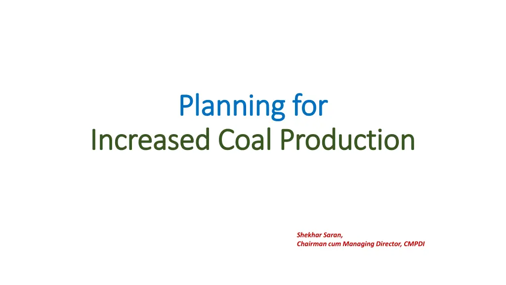 planning for planning for