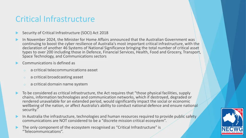 critical infrastructure