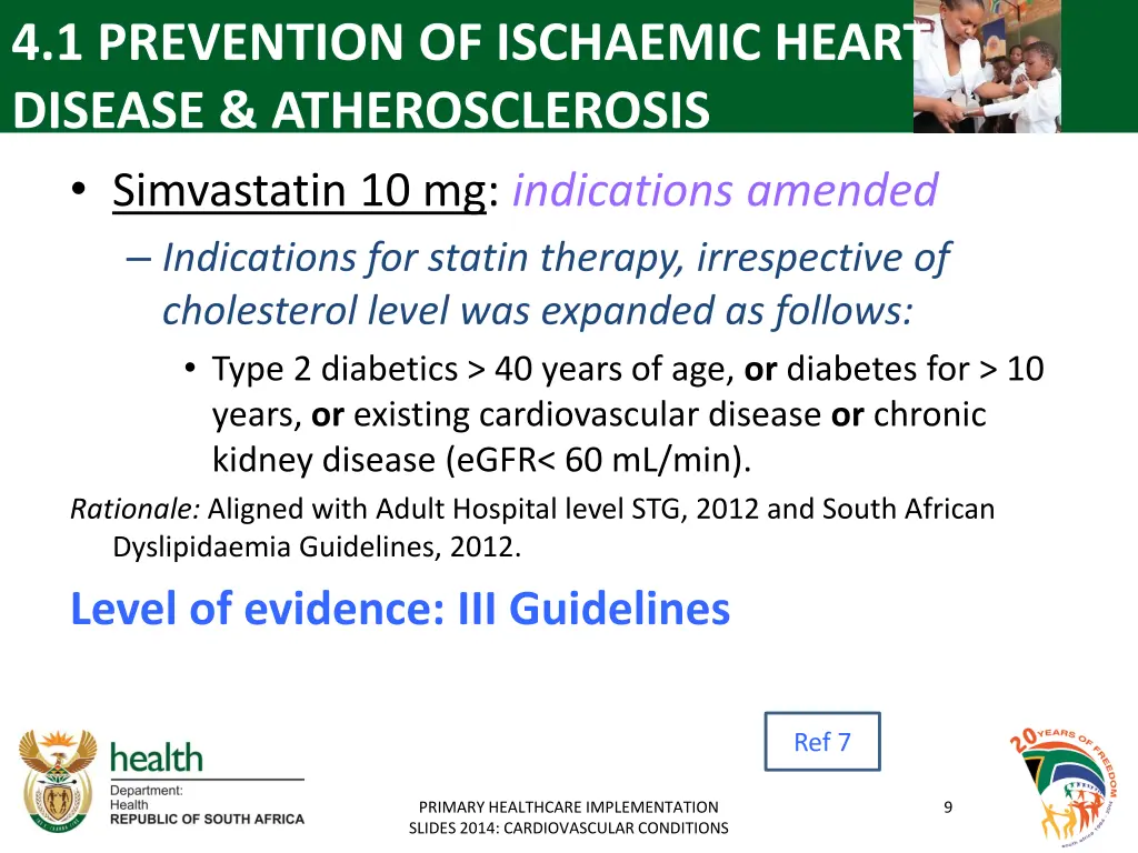 4 1 prevention of ischaemic heart disease 7