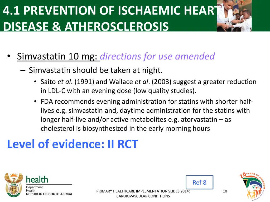4 1 prevention of ischaemic heart disease 8