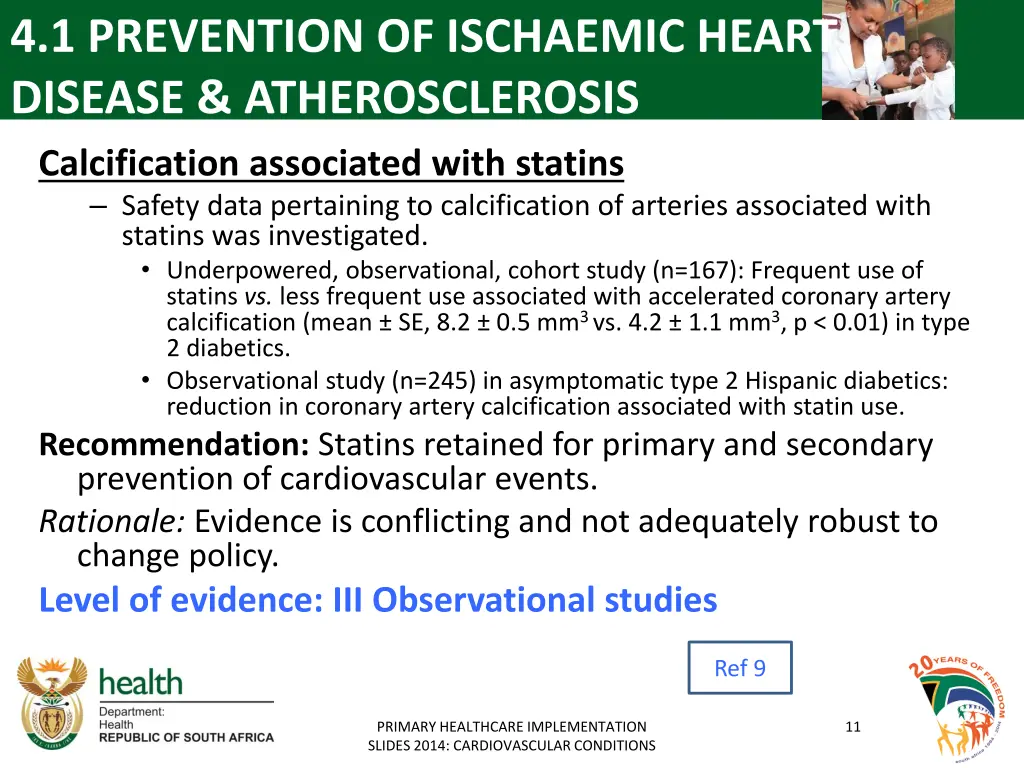 4 1 prevention of ischaemic heart disease 9