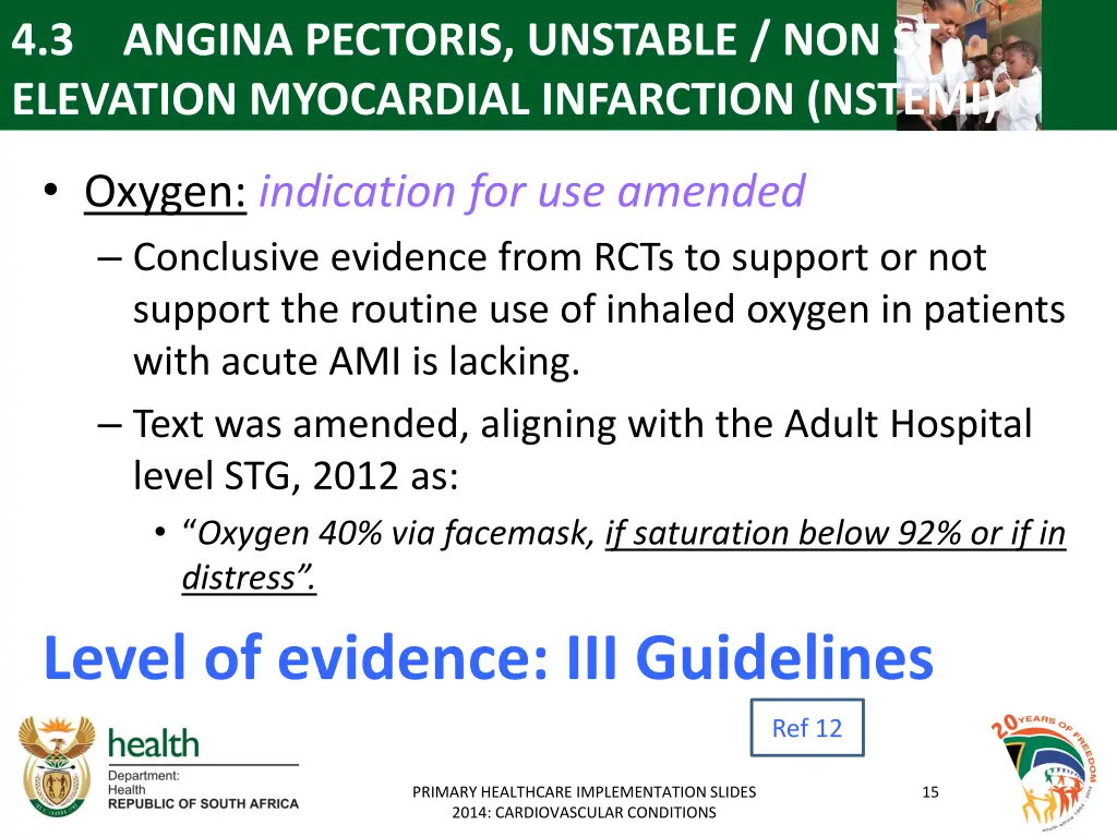 4 3 angina pectoris unstable non st elevation