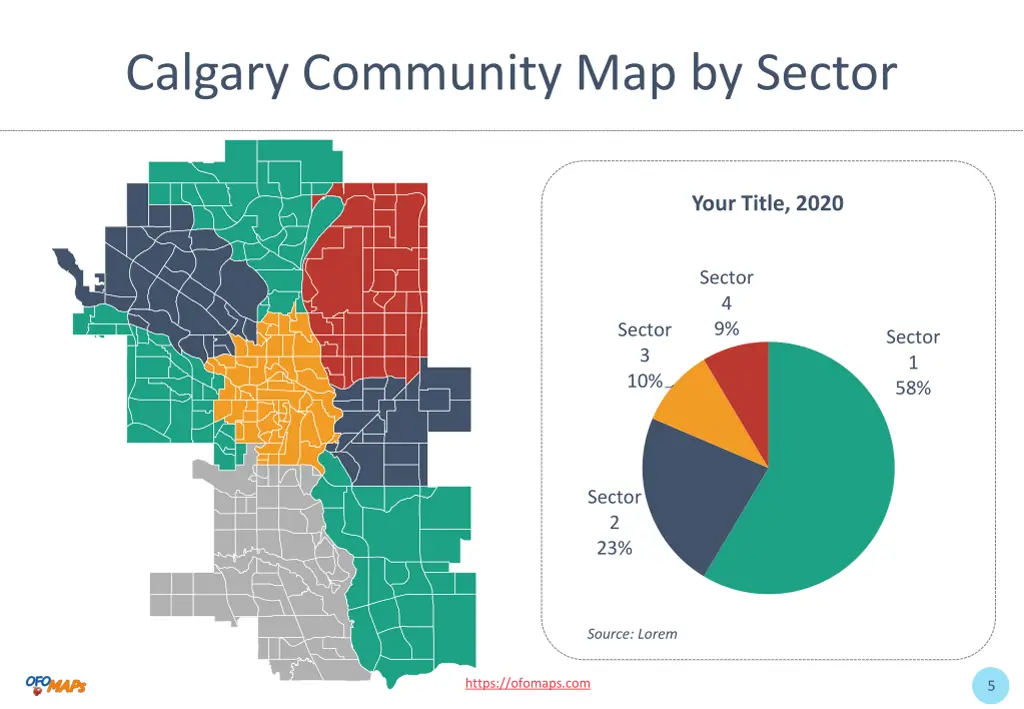calgary community map by sector