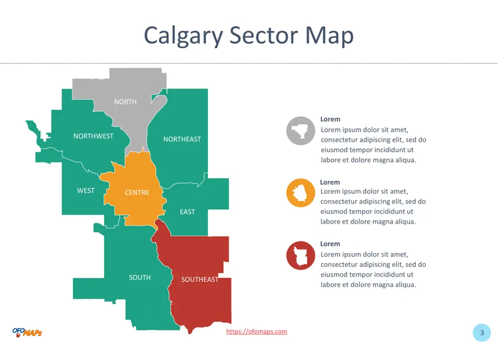 calgary sector map