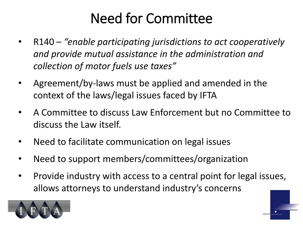 need for committee need for committee 1