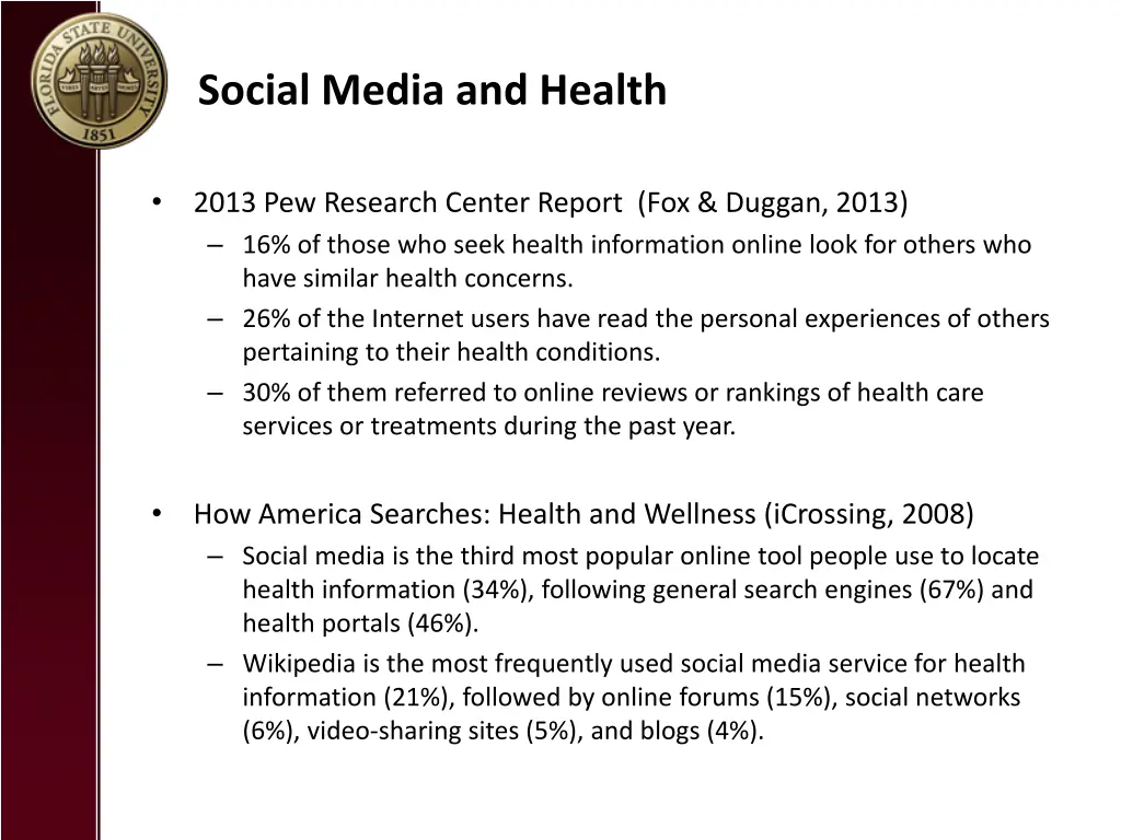 social media and health