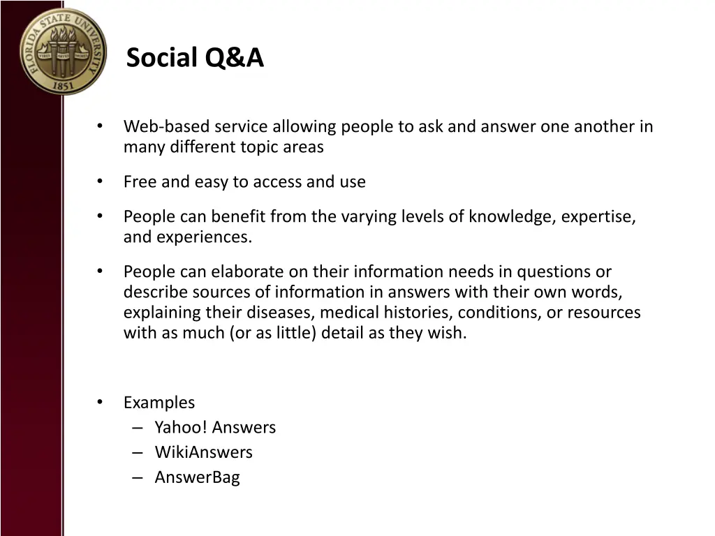 social q a