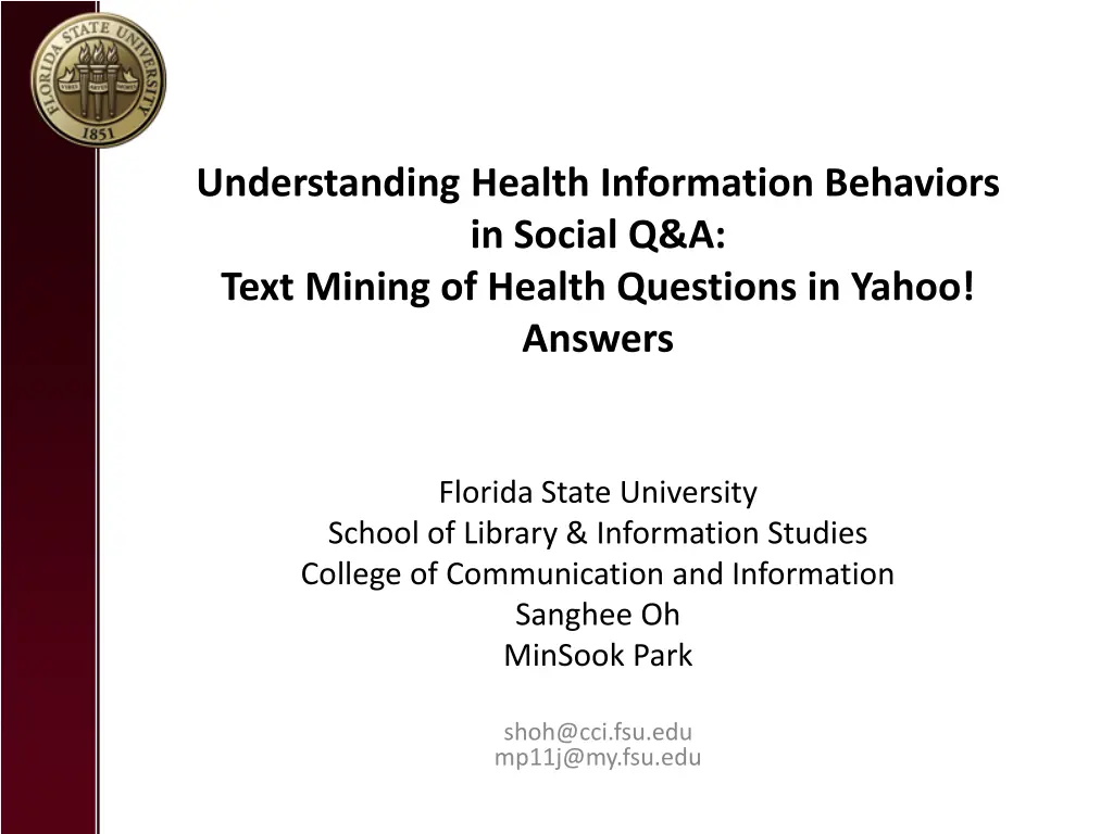 understanding health information behaviors