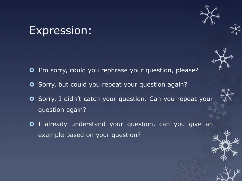 expression