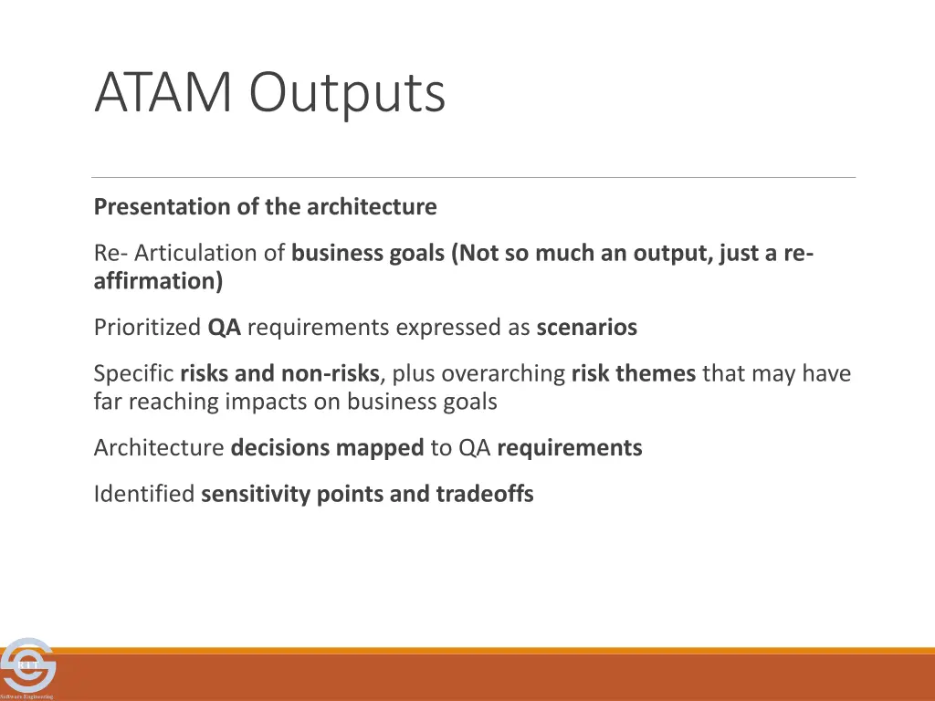 atam outputs
