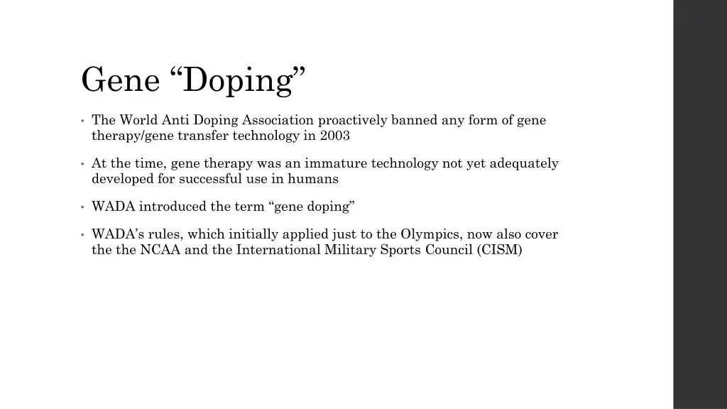 gene doping