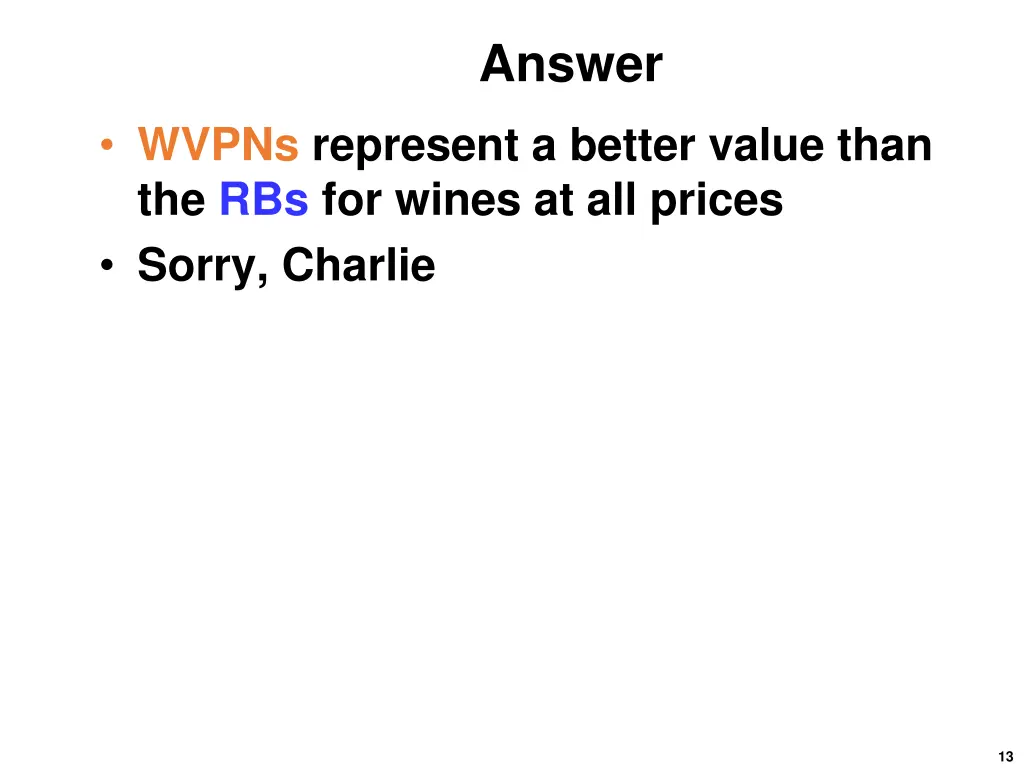 answer