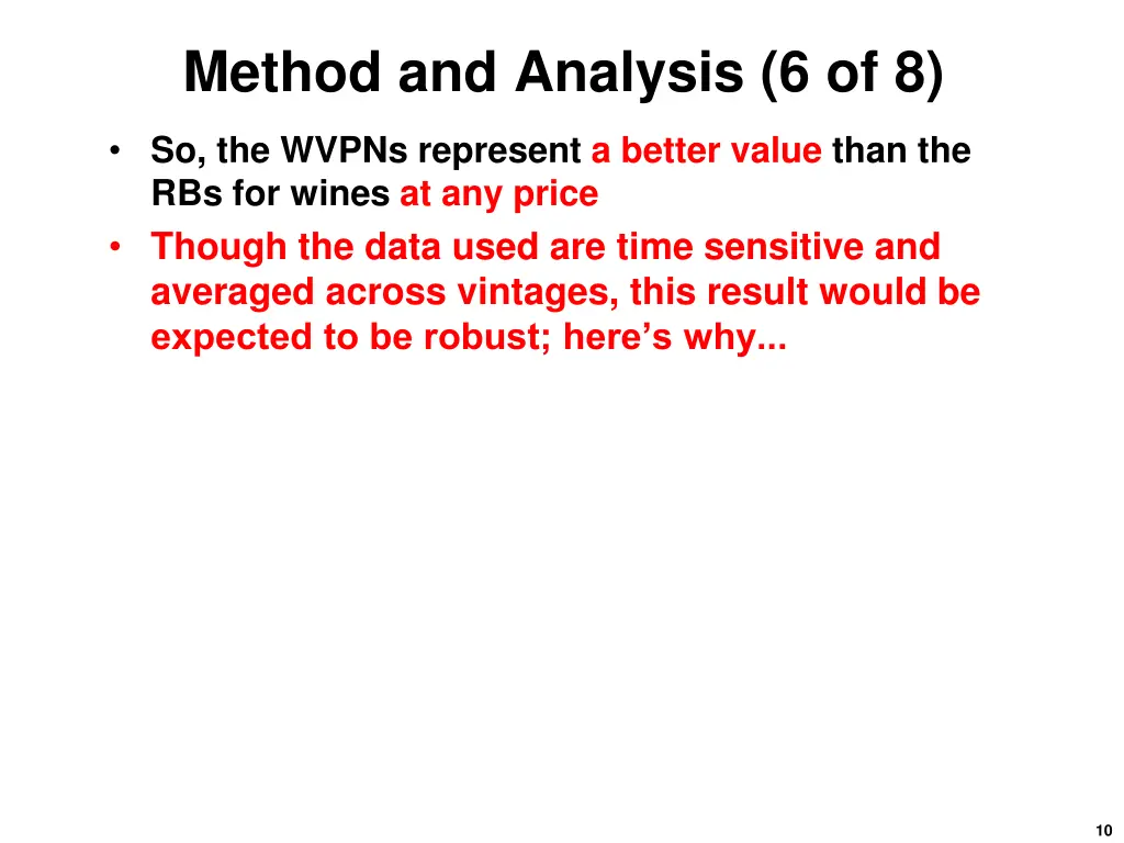 method and analysis 6 of 8