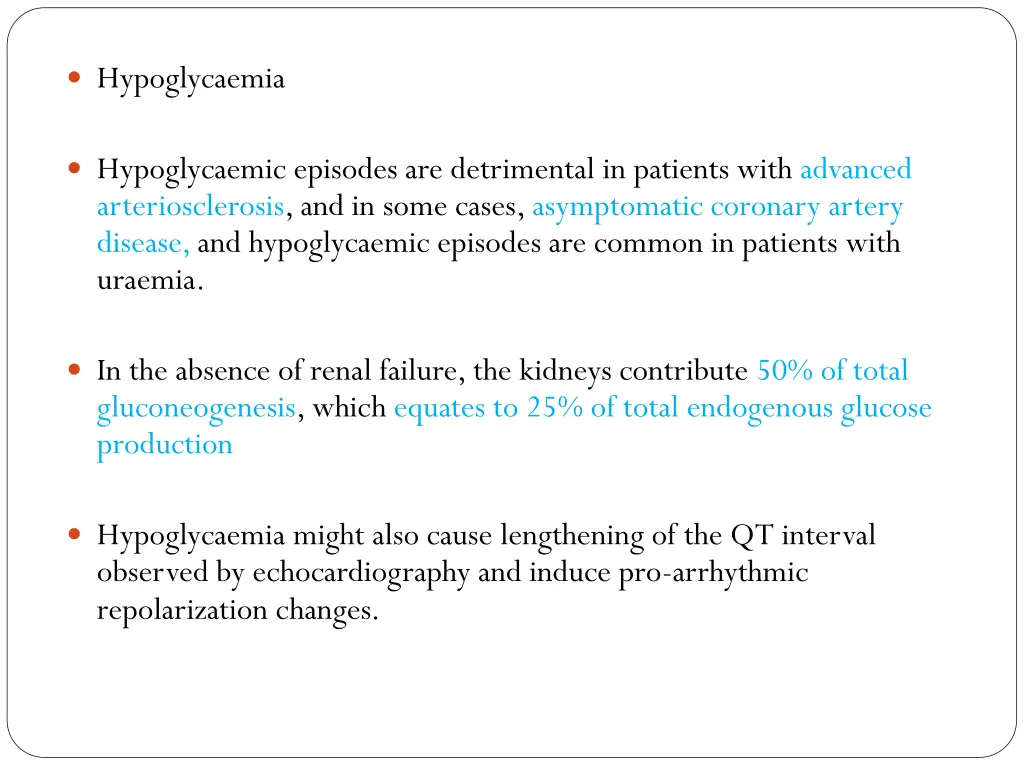 hypoglycaemia