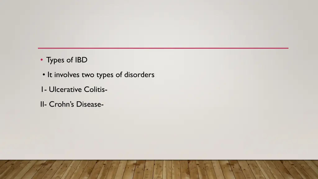 types of ibd