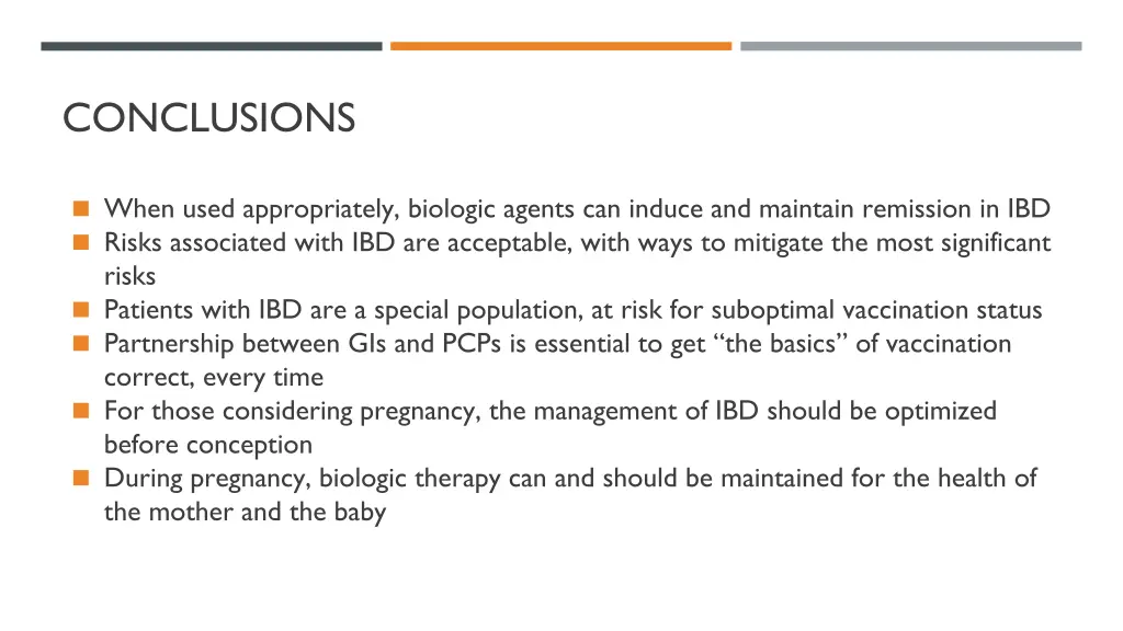 conclusions