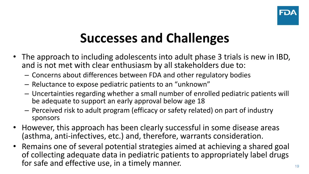 successes and challenges