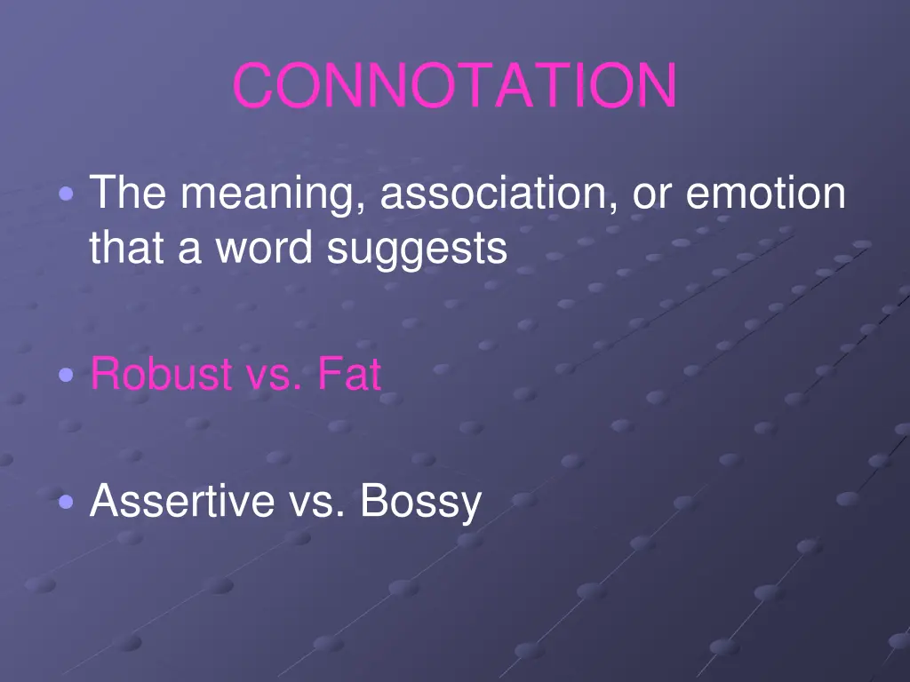 connotation