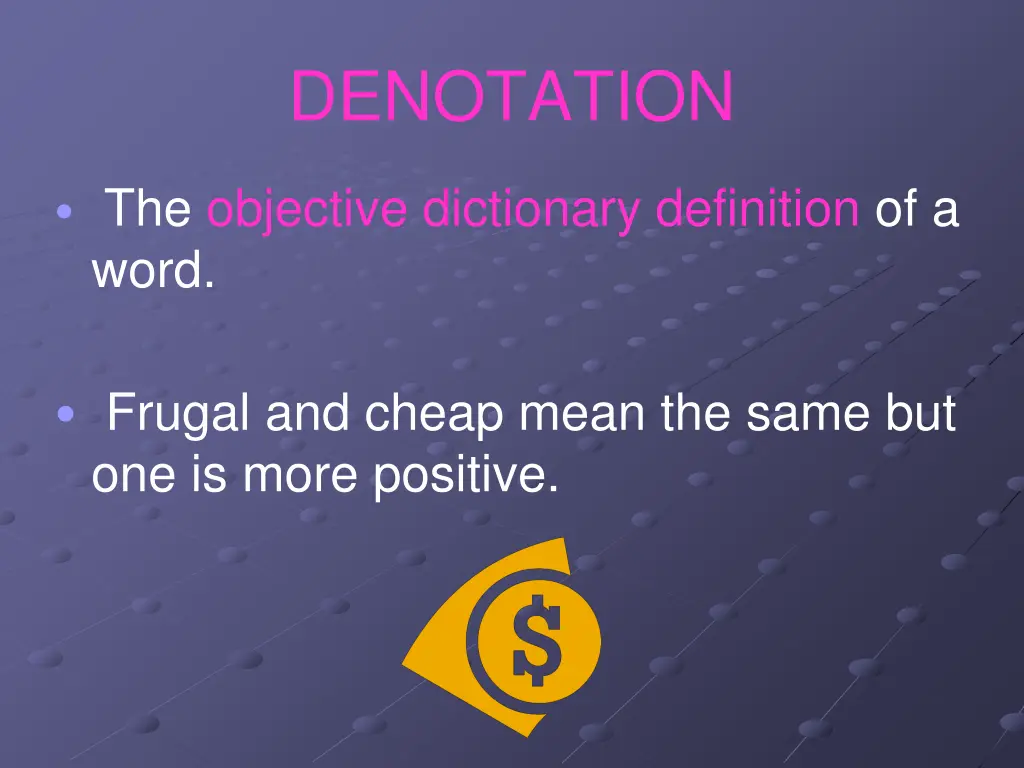 denotation