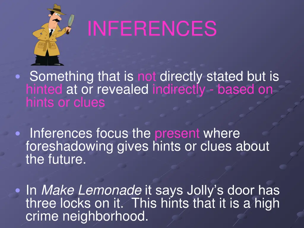 inferences