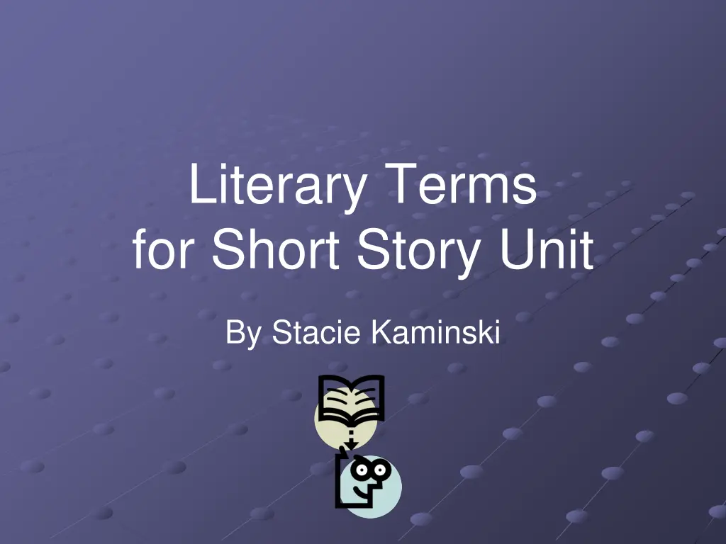 literary terms for short story unit