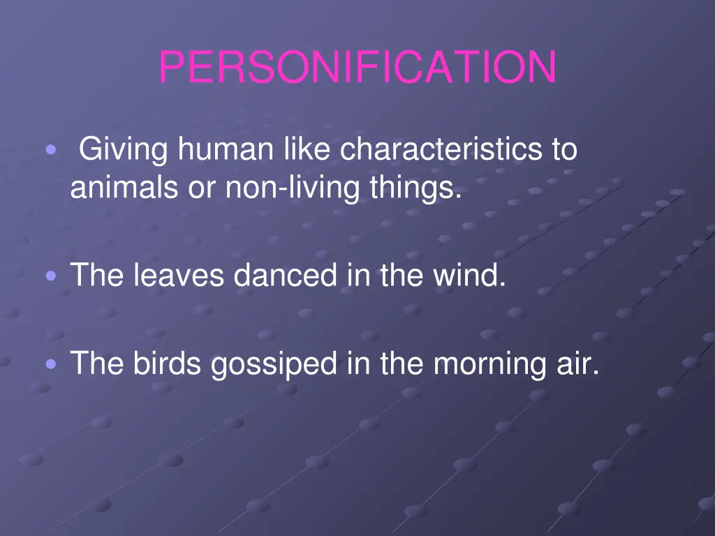 personification