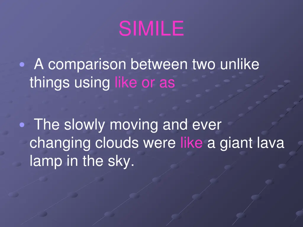 simile