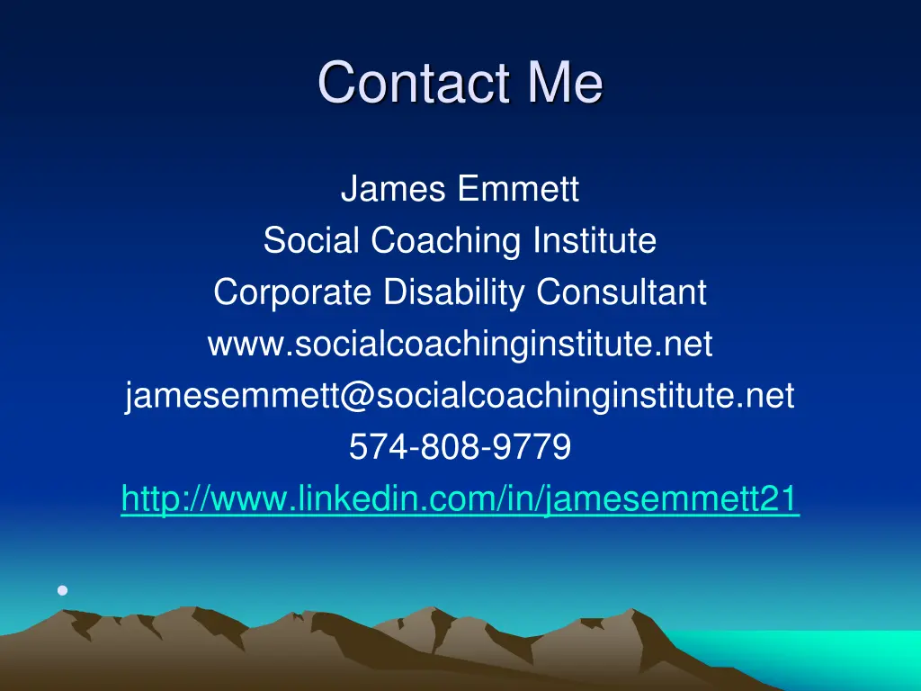 contact me