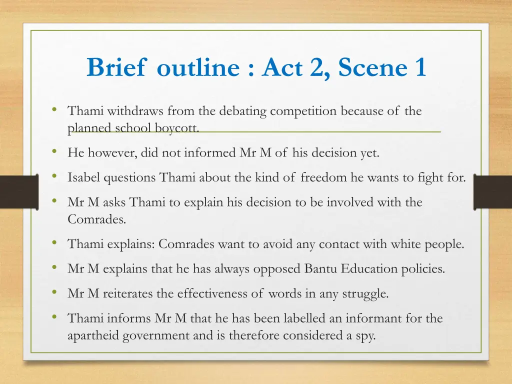 brief outline act 2 scene 1