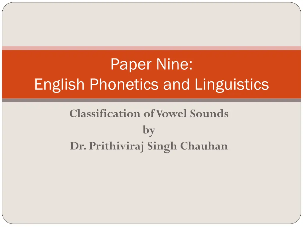 paper nine