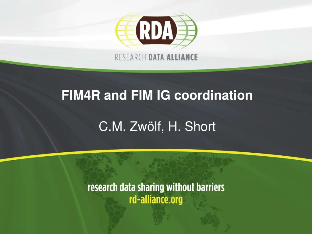 fim4r and fim ig coordination