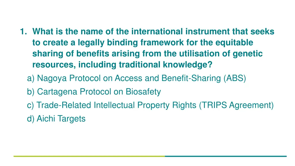 1 what is the name of the international