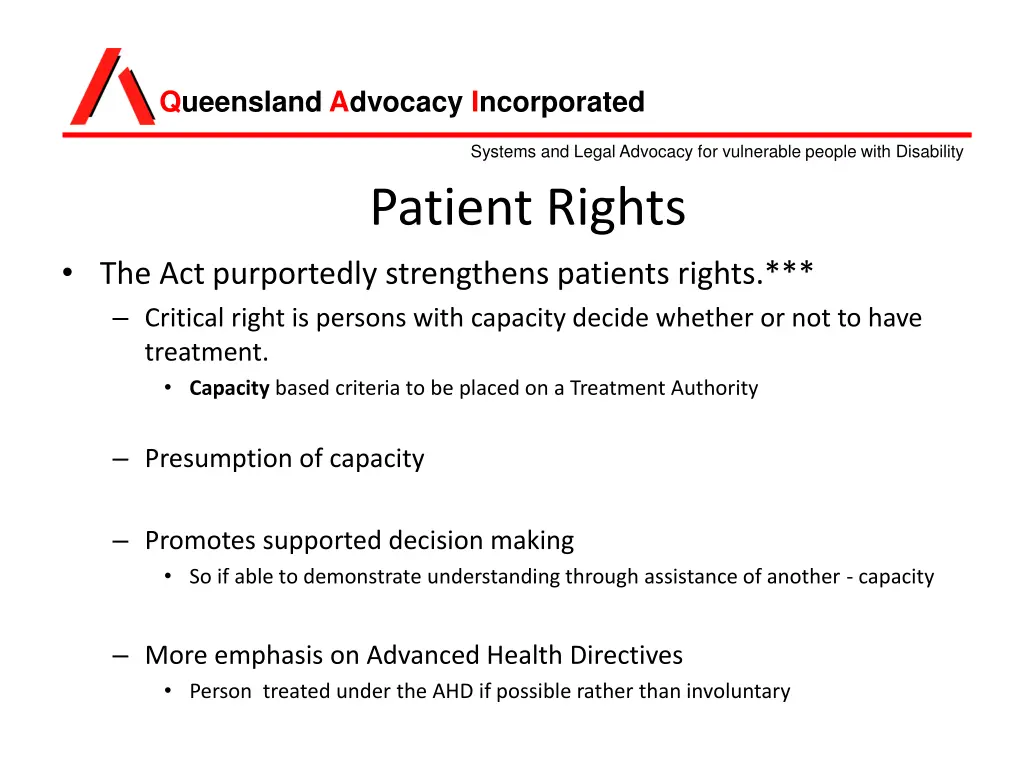 queensland advocacy incorporated 3