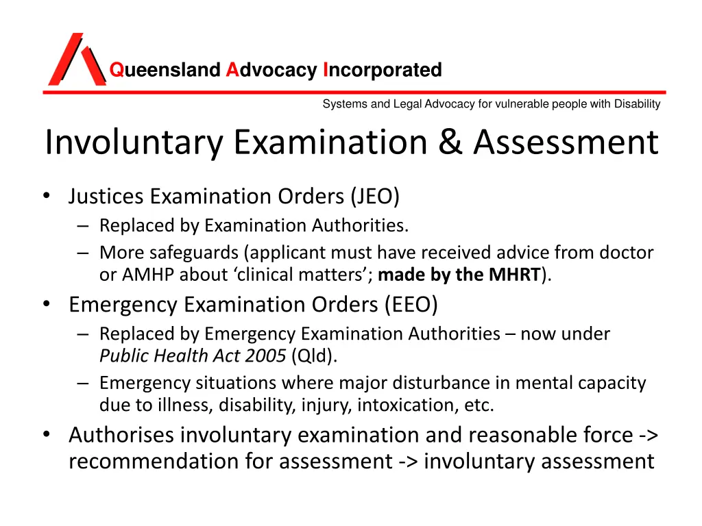 queensland advocacy incorporated 7
