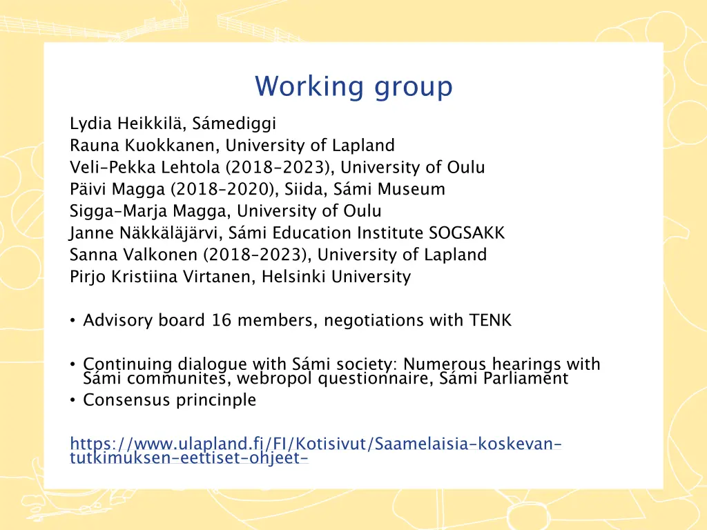 working group