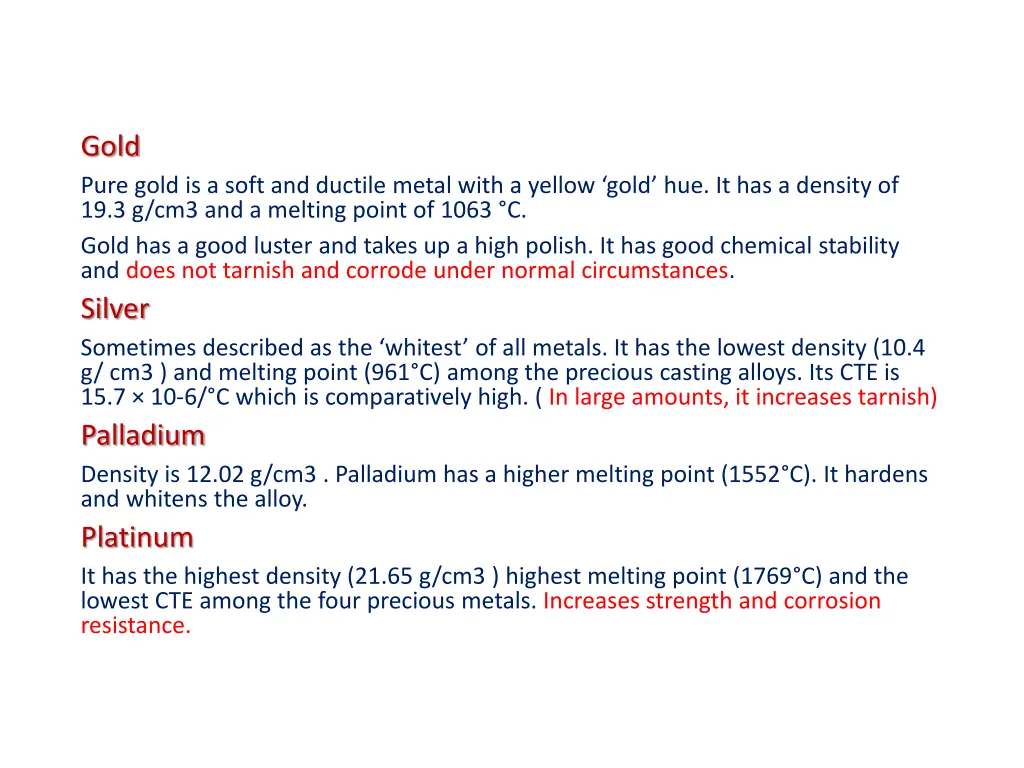 gold pure gold is a soft and ductile metal with