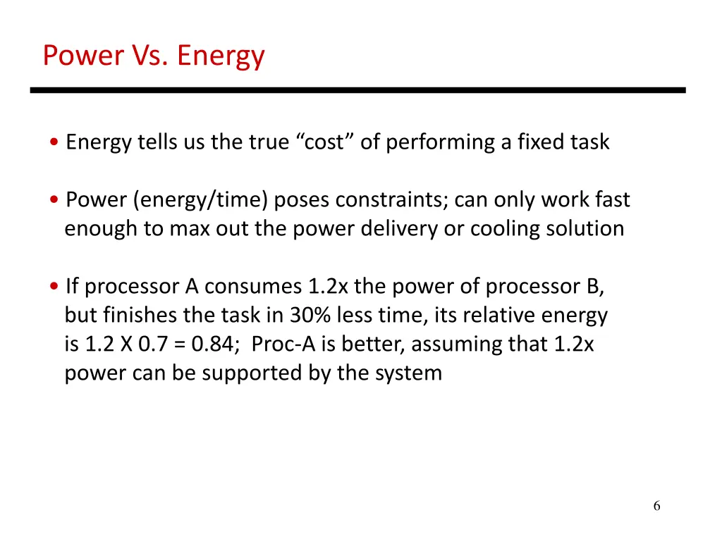 power vs energy