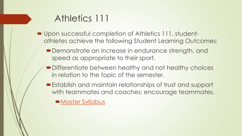 athletics 111 2