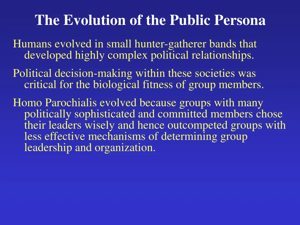 the evolution of the public persona 1