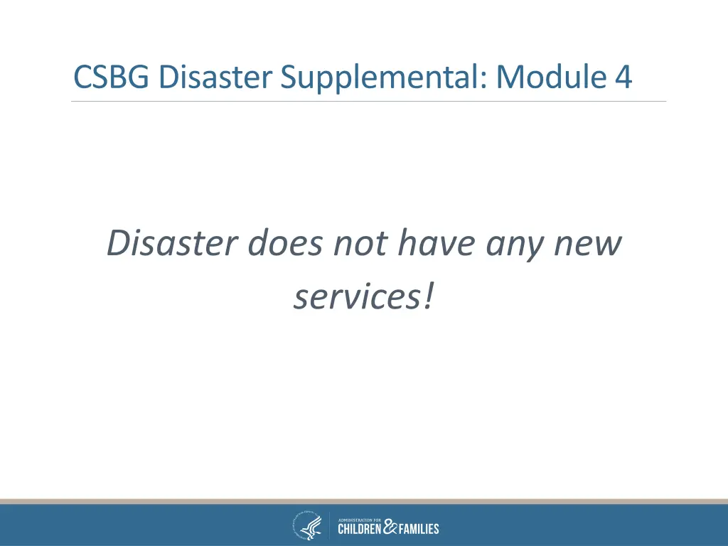 csbg disaster supplemental module 4
