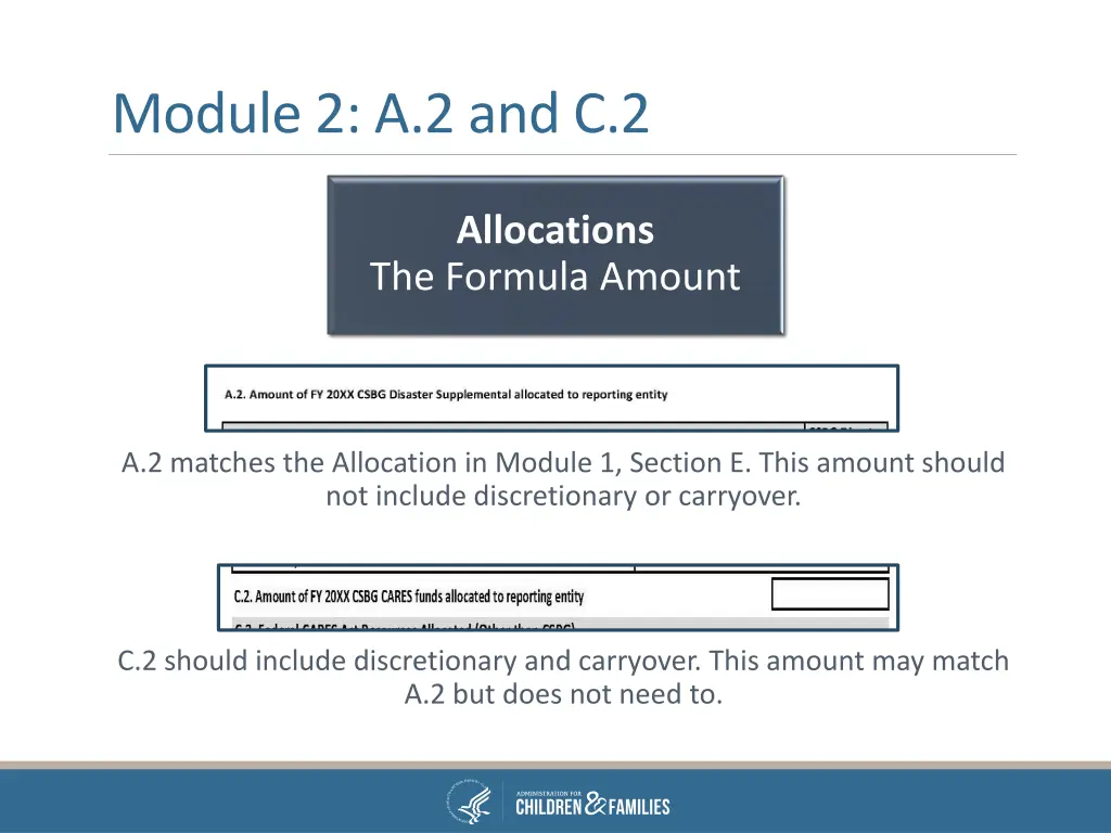 module 2 a 2 and c 2