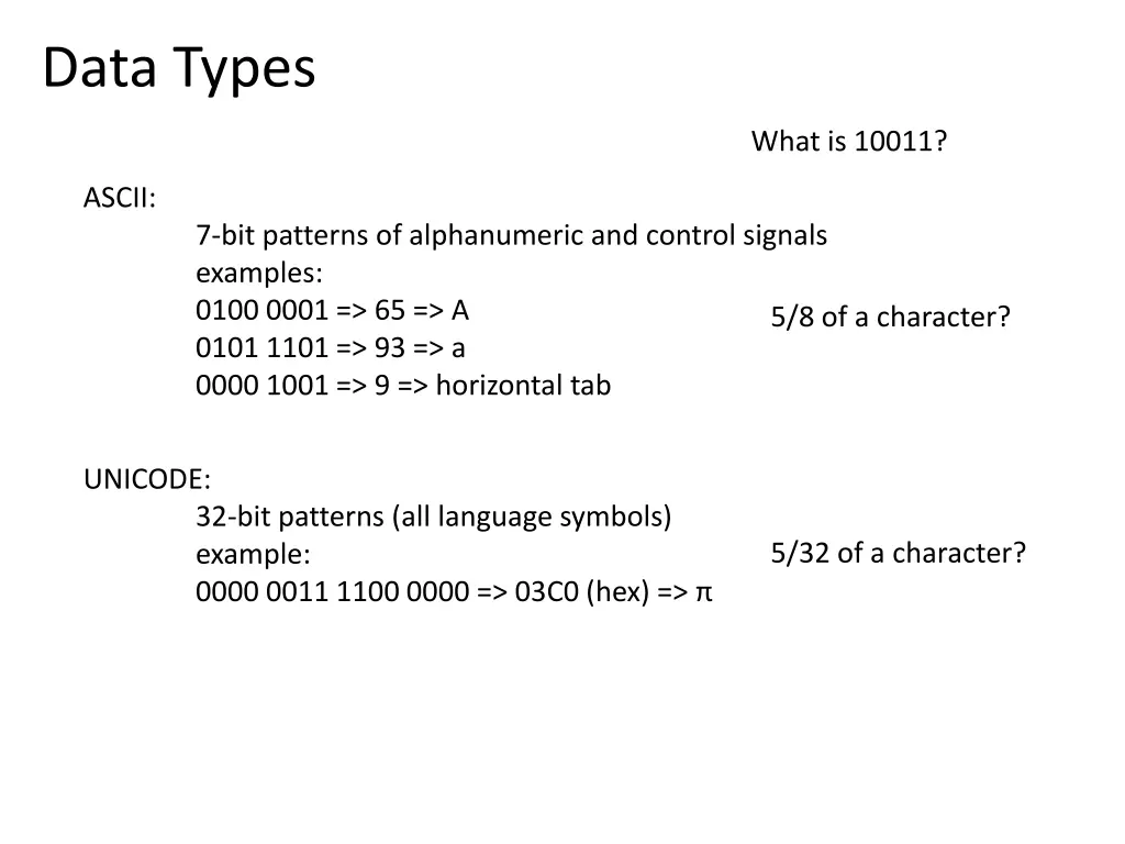 data types 3