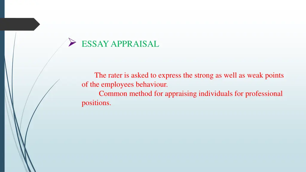 essay appraisal