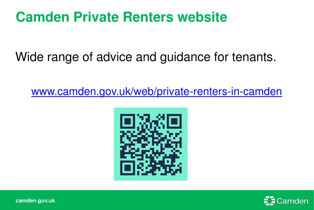 camden private renters website