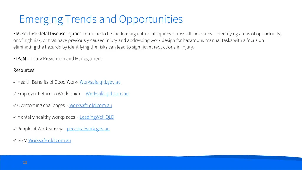 emerging trends and opportunities