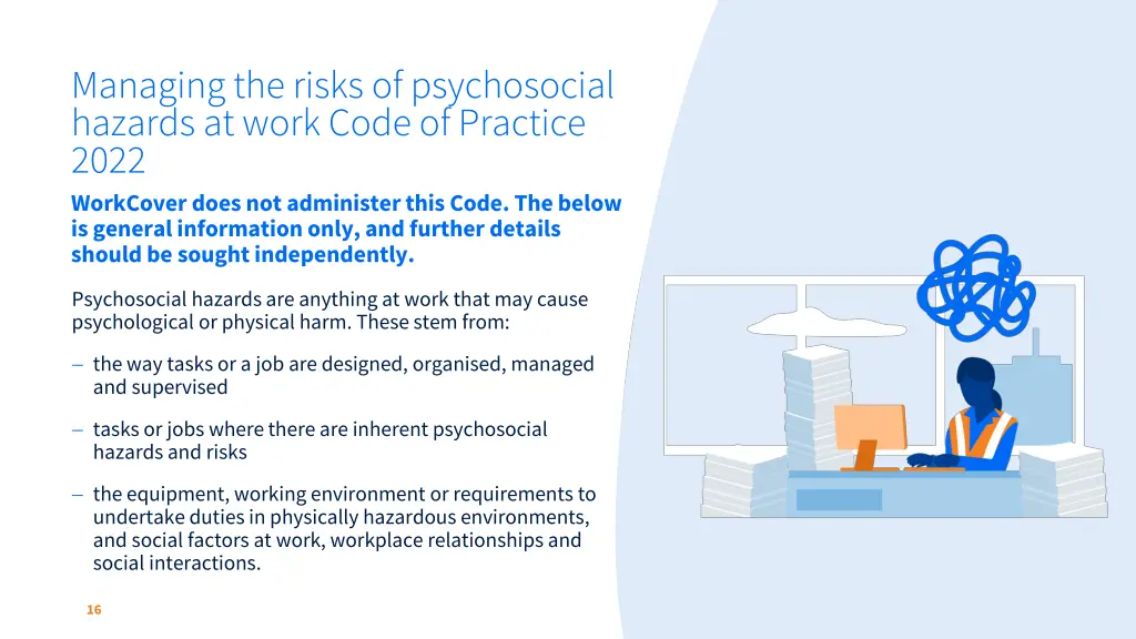 managing the risks of psychosocial hazards 1