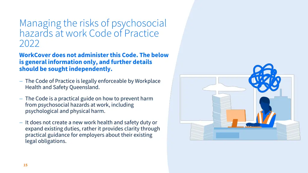 managing the risks of psychosocial hazards