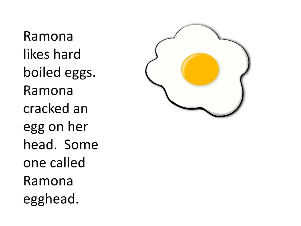 ramona likes hard boiled eggs ramona cracked