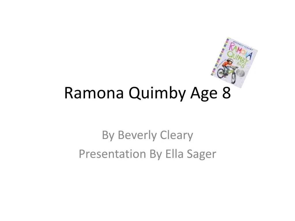 ramona quimby age 8