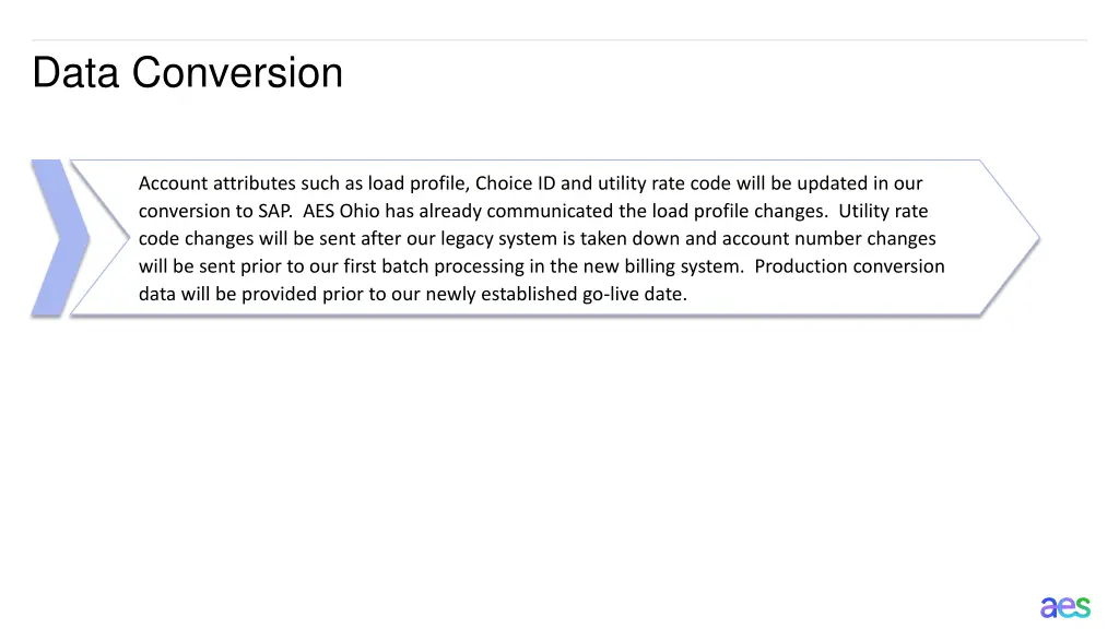 data conversion